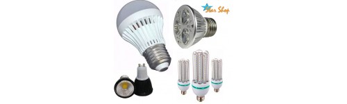 LED: AMPOLLETAS 220V, VARIOS FORMATOS Y COLORES