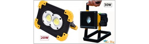 FOCOS, EQUIPOS RECARGABLES y EMERGENCIA PORTABLES