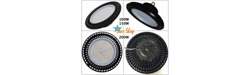 LÁMPARAS LED UFO CAMPANAS COLGANTES