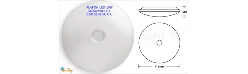 PLAFON LED CON SENSOR DE MOVIMIENTO