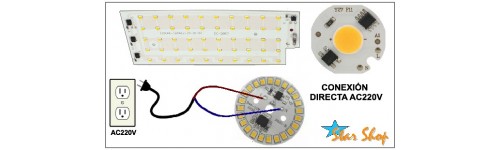 PLACAS LED CON DRIVER INTEGRADO CONEXIÓN DIRECTA AC220V