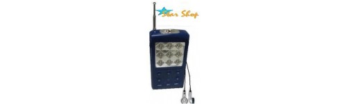 RADIO-LINTERNAS LED PORTÁTILES