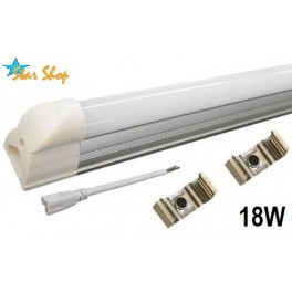 EQUIPO TUBO LED 18W - 120cm, Luz blanca fría y cálida