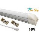 EQUIPO CANOA  T8 TUBO LED 14W - 90cm, LUZ BLANCA FRÍA y CÁLIDA