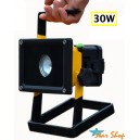 FOCO PROYECTOR SPOT RECARGABLE 30W EMERGENCIA IP65