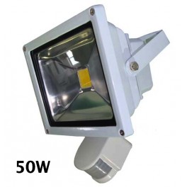 FOCO PROYECTOR 50W LED MULTICHIP C/SENSOR MOVIMIENTO