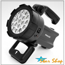 LINTERNA RECARGABLE MANUAL 19 LEDS PHILCO