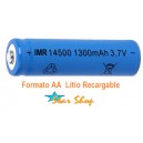 Pila AA 14500 Litio Recargable 3,7V