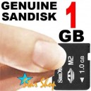 MEMORY 1GB Micro M2 SANDISK® CARD SONY ERICSSON