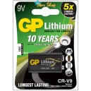 BATERÍA 9V LITIO GP (no recargable)