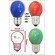 AMPOLLETA BOLA LED E27 COLOR 2W FORMATO MAYOR