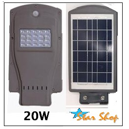 LÁMPARA SOLAR-LED ALL-IN-ONE 20W INTEGRADA AUTÓNOMA 
