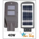 LÁMPARA SOLAR LED ALL-IN-ONE 40W INTEGRADA AUTÓNOMA