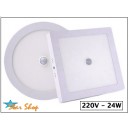 FOCO LED PANEL SOBREPUESTO 24W c/SENSOR MOVIMIENTO