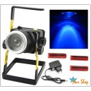 FOCO LED PROYECTOR RECARGABLE LUZ AZUL (PESCA)