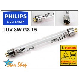 TUBO GERMICIDA UV-C 8W PHILIPS TUV G8 T5