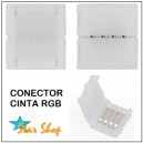 CONECTOR SIMPLE RECTO CINTA LED RGB