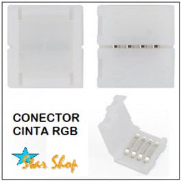 CONECTOR SIMPLE RECTO CINTA LED RGB CONECTOR SIMPLE RECTO CINTA LED RGB
