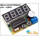 KIT DIY RELOJ ELECTRÓNICO DE 4 BITS