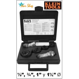 KNOCK-OUT PUNZADOR MANUAL ½” , ¾”, 1” y 1 ¼”ø KLEIN TOOLS KNOCK-OUT PUNZADOR MANUAL ½” , ¾”, 1” y 1 ¼”ø KLEIN TOOLS