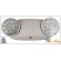 LAMPARA EMERGENCIA LED 2 FOCOS REDONDOS CERTIFICACION SEC