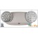 LAMPARA EMERGENCIA LED 2 FOCOS REDONDOS CERTIFICACION SEC