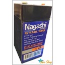 BATERÍA NAGASHI 4V-4.5Ah SELLADA RECARGABLE 