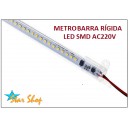 BARRA SIMPLE LED SMD DIRECTO 220V (1 metro largo)