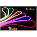 5m CINTA LED NEÓN FLEX 12VDC 5 x 10mm MONOCOLOR