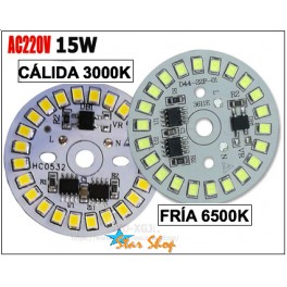 PLACA REDONDA SMD LED 15W – AC220V