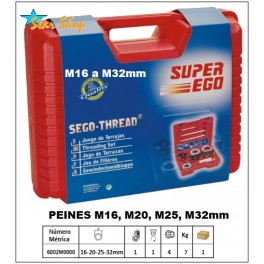 TERRAJA SUPER-EGO MILIMÉTRICA, 16 a 32mm