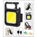 LINTERNA FOCO LED COB RECARGABLE LLAVERO