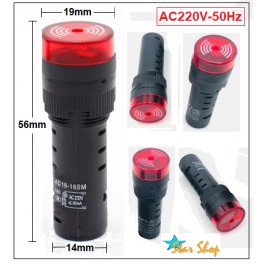 PILOTO LED INTERMITENTE AC220V CON ZUMBADOR PILOTO LED INTERMITENTE AC220V CON ZUMBADOR