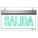 LETRERO SALIDA PERMANENTE LED EMERGENCIA, ACRÍLICO, AC220V