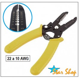  PELACABLES Y CORTADOR PRÁCTICO 22 a 10 AWG