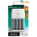 Cargador Sony BCG-34HLD4EN con 4 Pilas Ni-Mh 2500mAh Pre-Cargadas