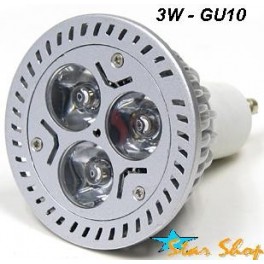 AMPOLLETA 3W LED CREE 220VAC GU10 LUZ CÁLIDA O FRIA 