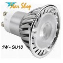 AMPOLLETA LED 1W CREE BASE GU10 - 220V, LUZ FRÍA