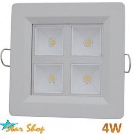 FOCO EMBUTIDO LED 4W SMD CUADRADO FOCO EMBUTIDO LED 4W SMD CUADRADO