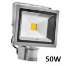 FOCO PROYECTOR 50W LED MULTICHIP c/SENSOR MOVIMIENTO