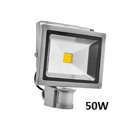 FOCO PROYECTOR LED CHIP 50W c/SENSOR